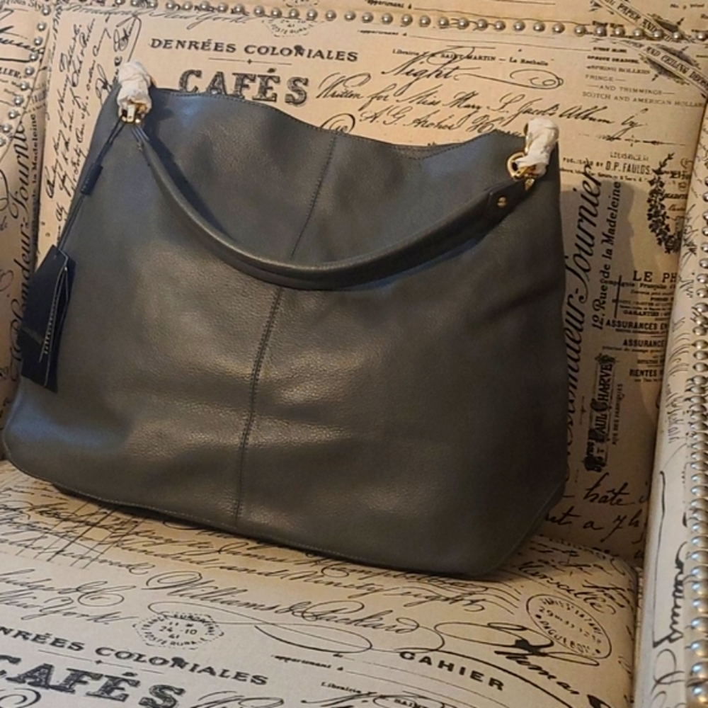 Leather hobo